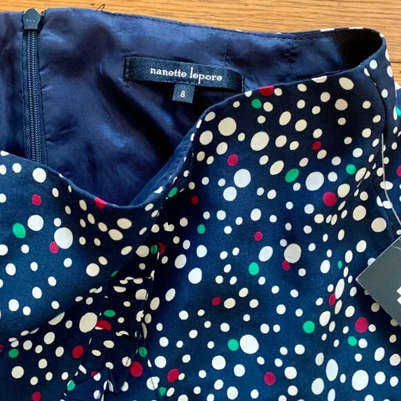 Nanette Lepore Whisked Away Silk Tiered Ruffle Mini Skirt 8 - Picture 3 of 6